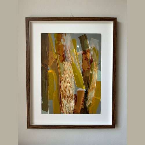 Huş Ağacı kağıt ,üzerine akrilik